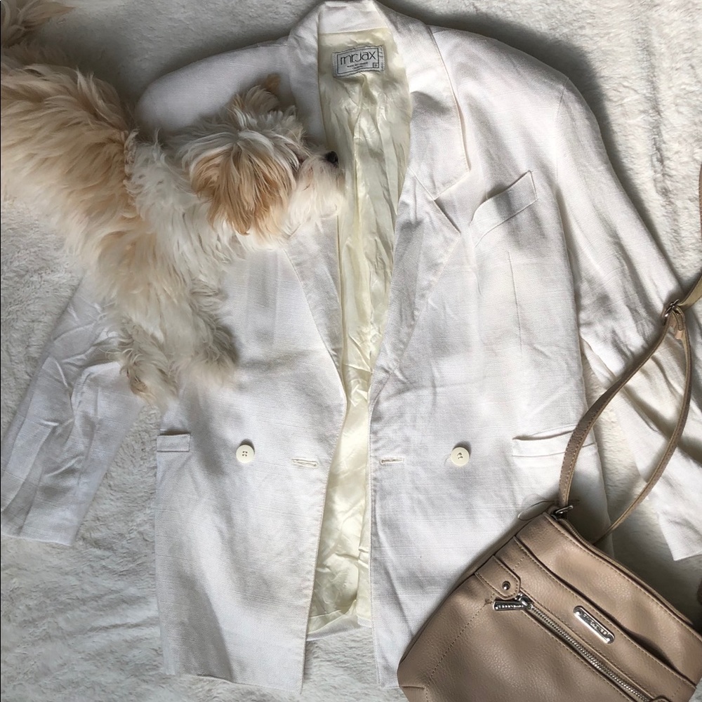 Vintage cream blazer